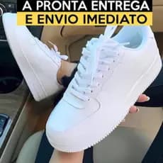 Tênis Masculino Casual Branco Dia a Dia Confortável Premium - 34 ao 43 | Promoção