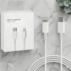 Cabo Adaptador Tipo C para Lightning iPhone Carregamento Rápido Sincronização Dados USB-C 1m