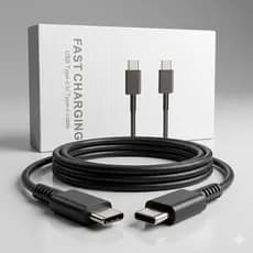 Cabo Tipo C para Tipo C samsung Carregamento Rápido Sincronização Dados USB-C 1m