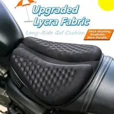 Almofada De Gel 3D Para Assento De Motocicleta: Confortável, Respirável E Com Absorção De Impacto