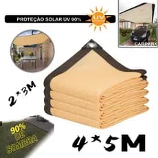 Tela De Sombreamento Grande De 4x5m, 90% De Sombreamento Para Garagem, Piscina, Fazenda, Rede De Proteção Solar