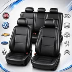 Capa Para Banco de Carro Couro Impermeável Universal Automotivo Premium