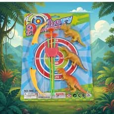 🎯 Kit Arco e Flecha Infantil com Alvo e Dinossauros – Diversão e Precisão para Crianças