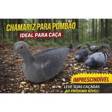 Pombo Falso em PVC Chamariz Realista para Atração e Decoração