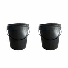 Kit com 2 Baldes 18 litros com tampa e lacre
