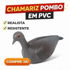 Chamariz/Pombo Falso PVC realista para chamariz ou decoração