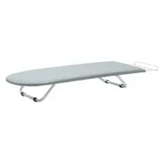 Tábua de Passar Roupas Portátil Dobrável de Mesa Compacta com Suporte para Ferro Antiderrapante