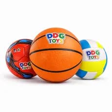 Bola Futebol Basquete Vôlei Kit Esportivo PVC Crianças Jovens Adultos Brinquedo Recreativo