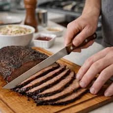 Faca Corte Profissional 35cm Aço Inox Alta Durabilidade Faca Carne Picanha