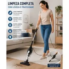 Aspirador Pó Com Fio Portátil Vertical Elétrico 2 Em 1 110V/127V OU 220V