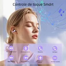 Fone Gancho Condução Óssea Sem Fio  Bluetooth Prova de Suor Não Entra no Ouvido PROMOÇAO