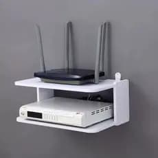 【MDF Durável】Prateleira para Suporte Invisível na Parede comoda Modem/Video Game PROMOÇAO