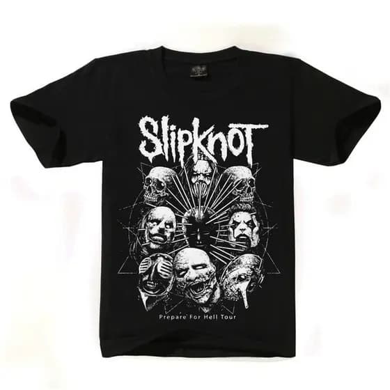 Camiseta Basica Camisa Banda Slipknot Mascarados Nu Metal Rock N Roll Cranios Unissex -sasa 100% Algodao.