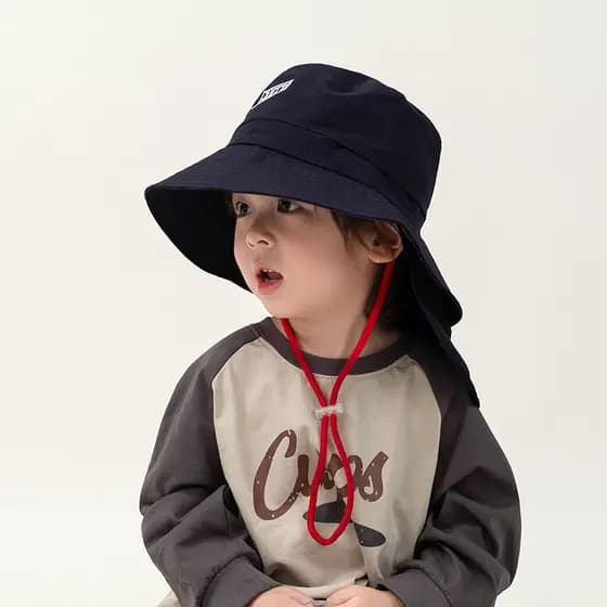 Crianças chapéu primavera verão estilo fino de secagem rápida aba grande guarda-sol balde chapéu meninos meninas chapéus