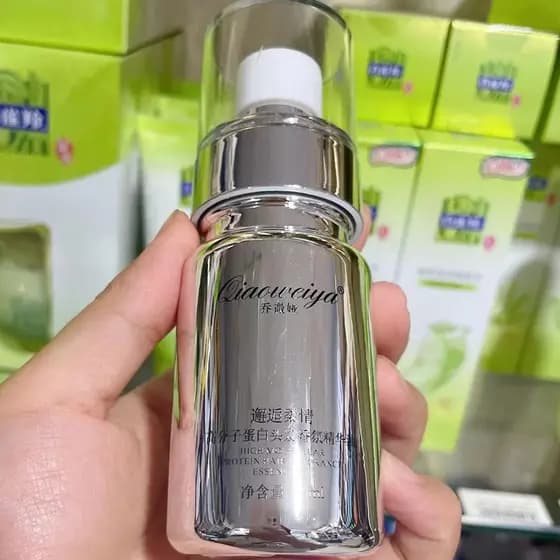 Qiao Weiya óleo essencial proteína de polímero cuidados com o cabelo essência reparação cabelo seco danificado barbearia