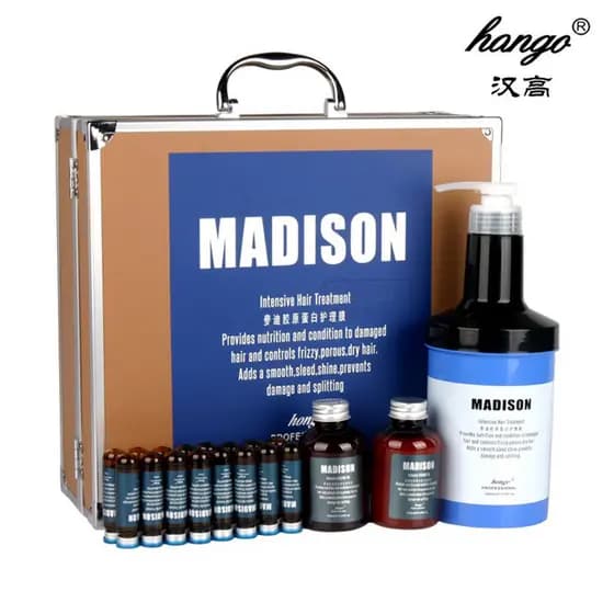 HONGO madison madison Colágeno Máscara de Cuidados Hidratante Máscara de Cabelo Feminino Máscara Invertida Condicionador