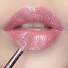 Com espelho piscante perolado piscando brilho labial óleo labial brilho labial brilho de água Dudu hidratante labial hid