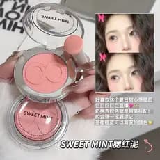 Blush lama delicada cor renderização blush roxo blush azul estudante iniciante fosco Natural monocromático monocromático