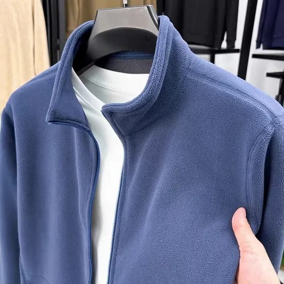 Esportes ao ar livre engrossado velo moletom quente masculino outono inverno trabalho Wearable Polar velo resistente à s