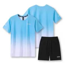 Terno esportivo correndo camisa das mulheres dos homens verão de manga curta correndo Casual absorvente de umidade respi