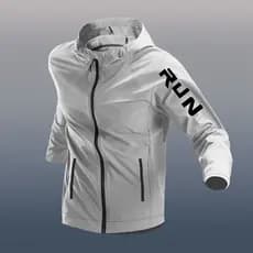 Verão gelo seda protetor solar roupas novo estilo na moda masculino Ultra-fino com capuz blusão solto jaqueta esportiva