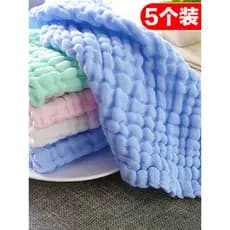 5 pçs conjunto de fio de algodão pano de prato absorvente pano de limpeza pano de prato de cozinha toalha de prato