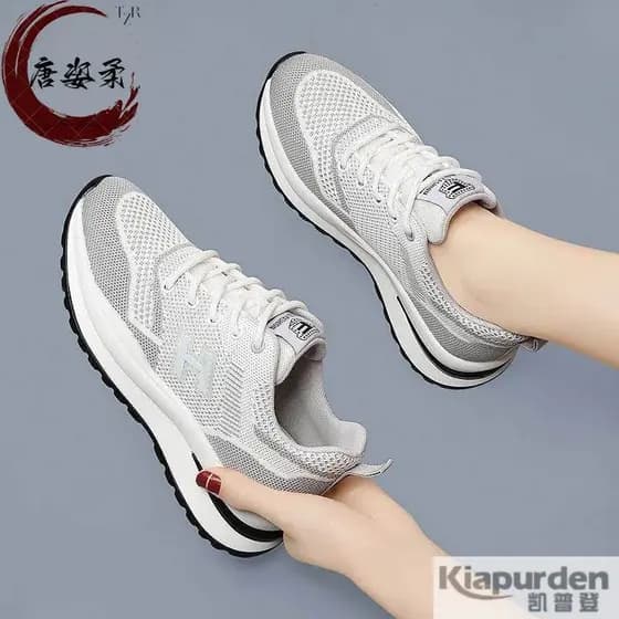 Almofada de ar tênis feminino primavera tênis de corrida viagem sapatos femininos 2025 novo estilo tênis malha respiráve