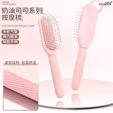 Almofada de ar pente massagem cabelo senhoras pente de cabelo especial fofo cabelo longo cabelo liso portátil grande pla
