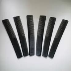 Pente de dois lados densidade pente de dente pente de cabelo reto pente de corte de cabelo dupla face pente de franja pe