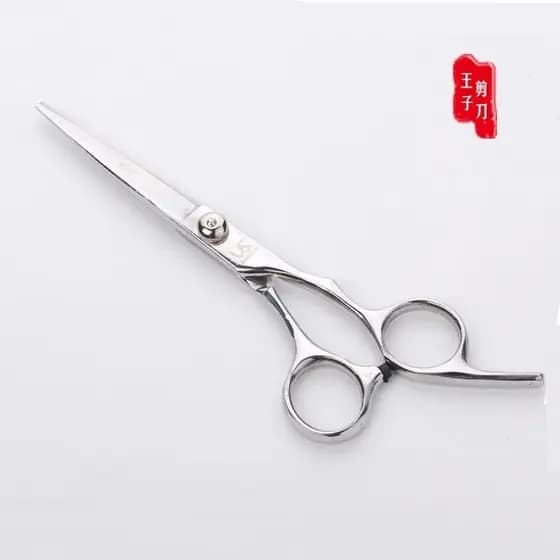 Tesoura de barbeiro profissional, salão de cabeleireiro, corte plano, corte reto, franja, corte de cabelo, Sci