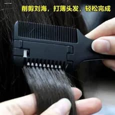 Pente de corte de cabelo faca de corte de cabelo cortador de cabelo DIY franja aparar pente de corte de cabelo pente de