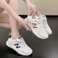 Putian sapatos esportivos meninas correndo leve 2025 primavera novo estilo deste ano Super quente Forrest Gump sapatos p