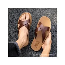 Chinelos de borracha importados do Vietnã, uso externo cruzado, resistente ao desgaste, puro, feito à mão, antiderrapant