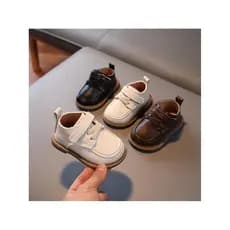 2025 outono novo estilo sapatos de bebê meninas bebê sola macia pequenos sapatos de couro meninos da criança sapatos out