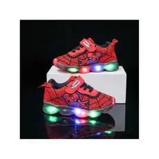 2025 primavera outono sapatos esportivos infantis sapatos de bebê sola macia iluminação 3-4 respirável meninos sapatos m