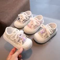 1-3-6 anos de idade crianças sapatos de lona meninos tênis sapatos de bebê 2025 outono sapatos da criança respirável men