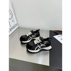 Sapatos femininos de couro genuíno 2025 outono novo estilo versão coreana sola grossa sapatos pequenos papai cintura peq