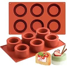 Forma Redonda de Silicone para Bolo, Sabonete, Mousse, Bandeja 3D, Utensílios de Cozinha Y8IB