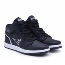 Tênis Cano Alto Botinha Feminino e Masculino Tenis de Basquete Original Alks Adulto Preto