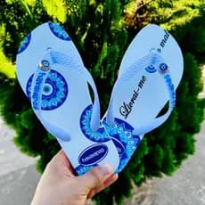 Chinelo Top Personalizado Olho Grego