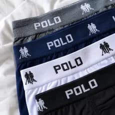 kit com 4 cueca boxer microfibra sem costura polo wear