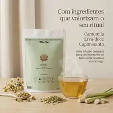 BLEND DE CHÁS ERVA - DOCE, CAPIM SANTO E CAMOMILA, CHÁS PRA RELAXAMENTO, CHÁ ALIVIAR O STRESS, CHÁ EM PÓ, CHÁ FOLHA