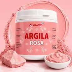 Argila Rosa Facial E Corporal 250g Clareadora Hidratante