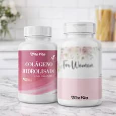 Kit Vita Vita Colágeno Hidrolisado + For Woman Suplemento Alimentar