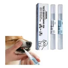 Caneta Dental Pet Remove Tártaro Mau Hálito Cães e Gatos