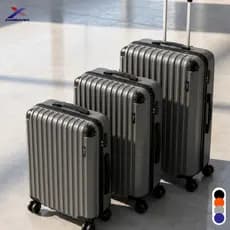 Kit Malas de Viagem 3 Peças Rodinhas 360° Cadeado e Design Premium