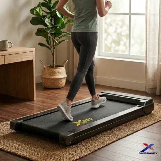 Esteira Elétrica Portátil XBEE Caminhada Corrida 120kg Silenciosa Painel LED 8km/h