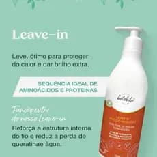 Leave-in Termoativado Proteção Reparadora com Óleo Pracaxi 500 ml - BetoBita