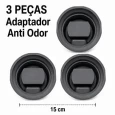 Adaptador Ralo Anti Mau Cheiro De 15CM Porta Grelha Anti Odor e Tira Cheiro Ruim Sem Obra Fácil Instalação