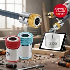 1 Pç/3 Pçs Bit de Liga Metálica Magnética para Ferramentas Manuais para Chave de Fenda 6,35mm Anti-Derrapante 99P